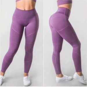 Alphalete Purple OG Revival Leggings Small